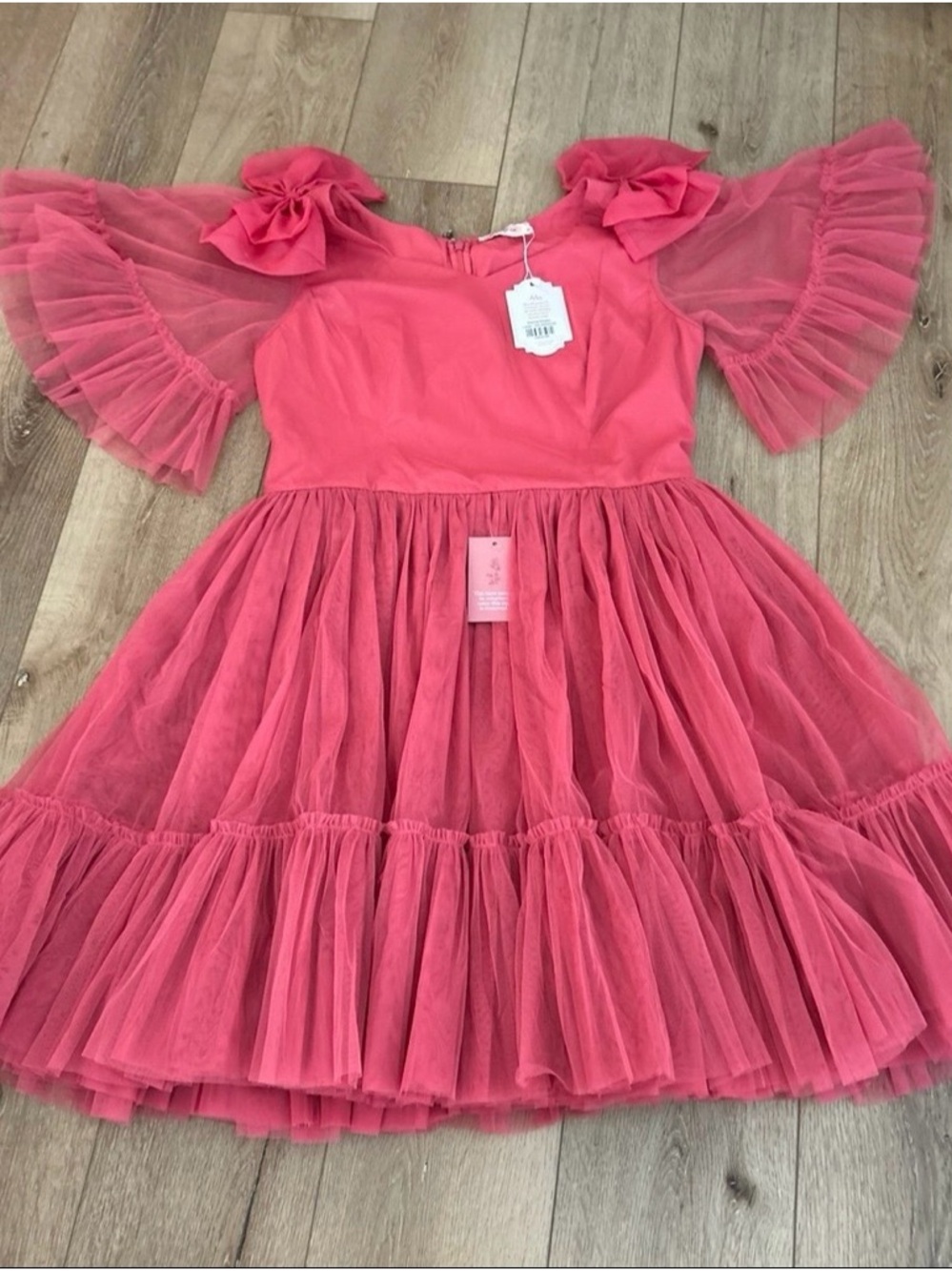 Ivy Citi co. Serine Dress, Size L, Color like Salmon or Pink, New With Tag. - Picture 4 of 12